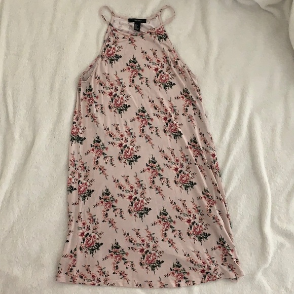 F21 Halter-top Floral Summer Dress - Picture 2 of 2